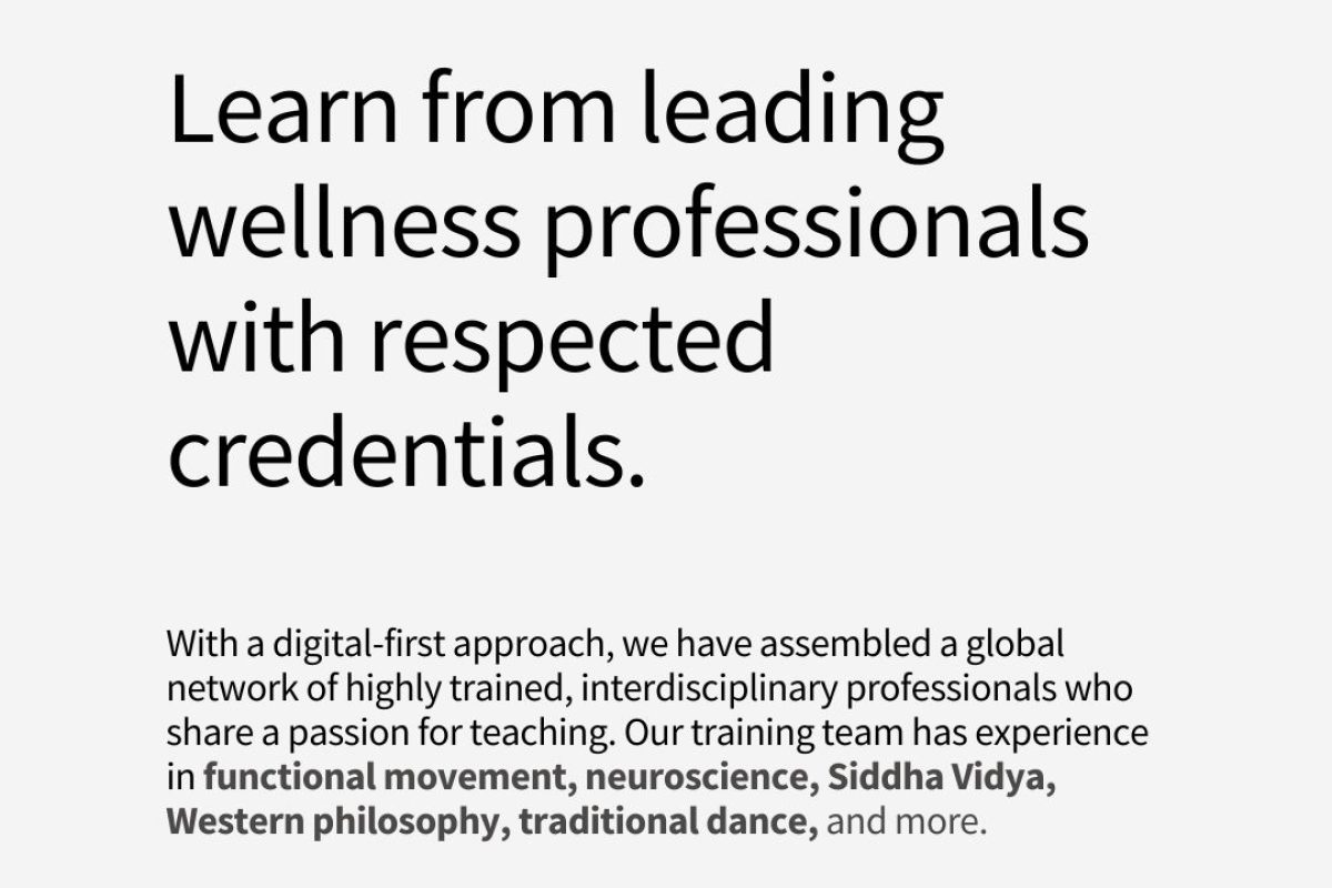 leading professionals with respected credentials